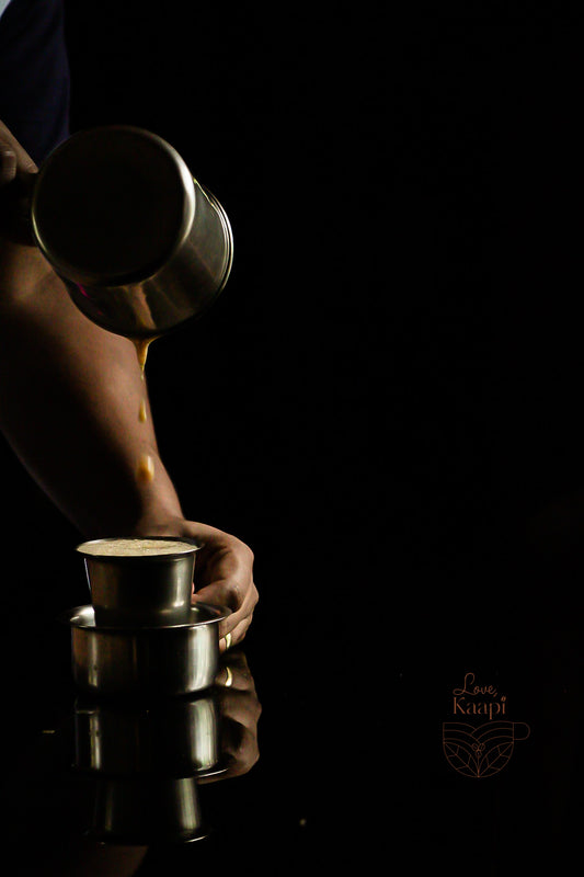 The art of brewing the perfect South Indian Filter Kaapi lies in choosing the perfect coffee grounds that suit your tastebuds from Love, Kaapi's wide range of South Indian Filter Kaapi blends